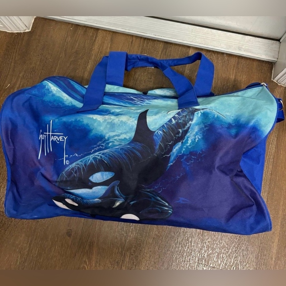 Guy Harvey  blue  Orca Duffel Bag